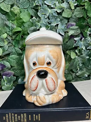 P&k Price & Kensington Vintage Droopy Dog Sweets/Biscuit Barrel 1970s Beige • £14.99