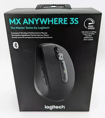 Logitech MX Anywhere 3S Wireless Mouse - Graphite Brand New Still Sealed • £59.99