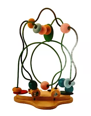 Ikea Uppsta Wooden Bead Roller Maze Coaster Baby Toddler Toy 18 Months+ New • £9.99