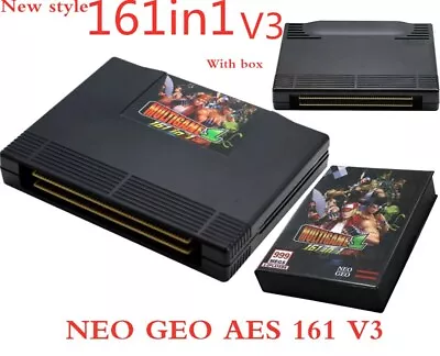 SNK NEO GEO AES 161 In 1 Arcade JAMMA Multi Cartridge Game Cartridge Console V3 • $102.40