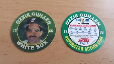 1991 7-11 Slurpee Mideast Coin #8 Ozzie Guillen - White Sox • $1.99