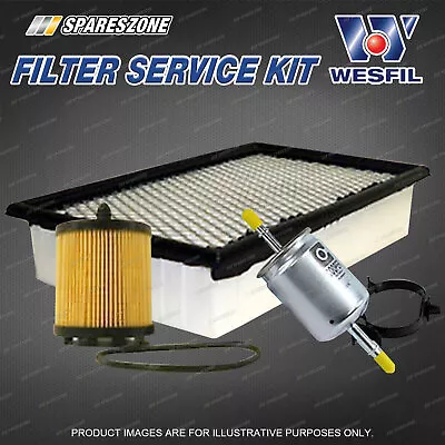 Wesfil Oil Air Fuel Filter Service Kit For Holden Vectra ZC 2.2L 03/03-2005 • $67.88