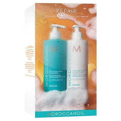 Moroccanoil Moisture Repair Shampoo & Conditioner 16.9 Oz 500ml. DUO SET • $59.73