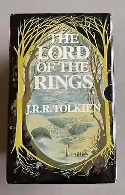 The Lord Of The Rings Trilogy Box Set 4th Edition 1983 J R R Tolkien • £10