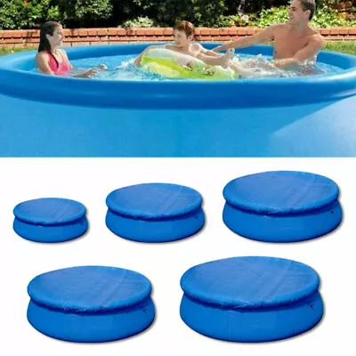 Round Swimming Pool Cover For Intex Bestway Family Garden Paddling Pools Cover • £7.66
