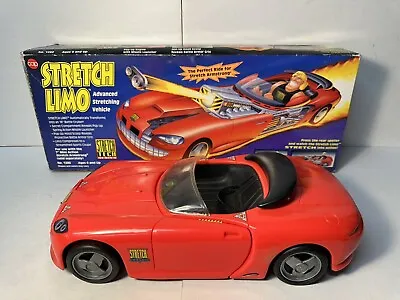 Vintage 1994 Stretch Armstrong Limo & Box By Cap Toys WORKS Missing Missle • $25