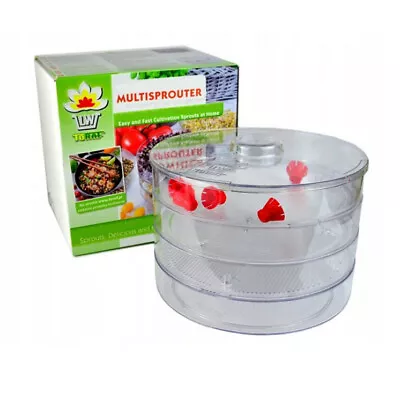 £19.99 • Buy Three Levels Seed Sprouter Germinator Multisptouter For Beans & Sprouting Seeds