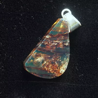 Mexican Amber Slice Pendant Extra Small • $18
