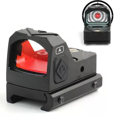 Mini RMR Reflex Red Dot Sight Shake Awake Optic Sight 2 MOA For Rifles Pistols • $36.97