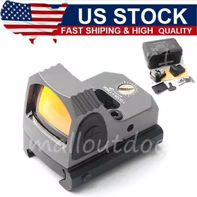 Tactical RMR Mini Red Dot Reflex Sight RMR Red Dot 1 MOA W/ Picatinny Mount RMR • $25.59