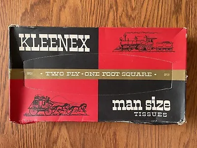 Kleenex Man Size Tissues Vintage • $34.95
