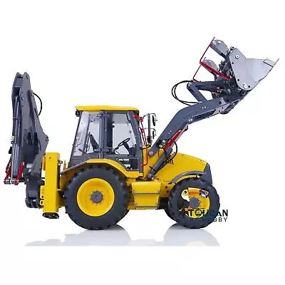 LESU 1/14 RC Backhoe AOUE BL71 Loader Metal Hydraulic Digger Excavator • $5599.90