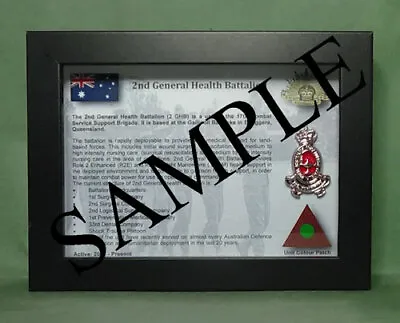 2nd General Health Battalion (2GHB) Nurse - Framed Memorabilia • £46.68