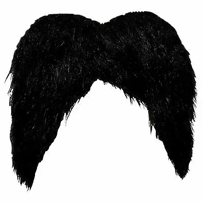 Mexican Moustache Gringo Big Bushy Fancy Dress Tash Black Adults Men Carnival • £2.99
