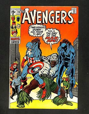 Avengers #78 1st Appearance Lethal Legion Man-Ape! Marvel 1970 • $0.99