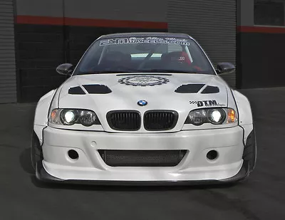 BMW E46 M3 GTR-S V1 Rivet On Wide Body Kit 2DR '01-'06 FRP Fender Flares Vented • $1650