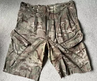 Genuine British Army MTP Combat Shorts  Camouflage Multi Terrain PCS 80/80/96 • £5