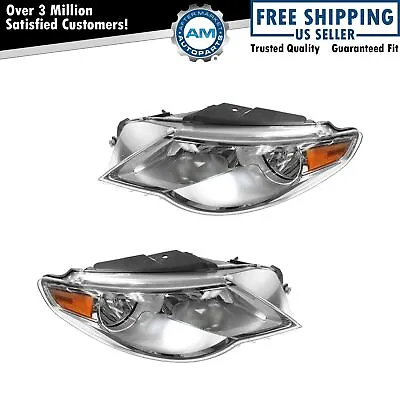 Headlight Set Left & Right For 2009-2012 Volkswagen CC VW2502139 VW2503139 • $259.68