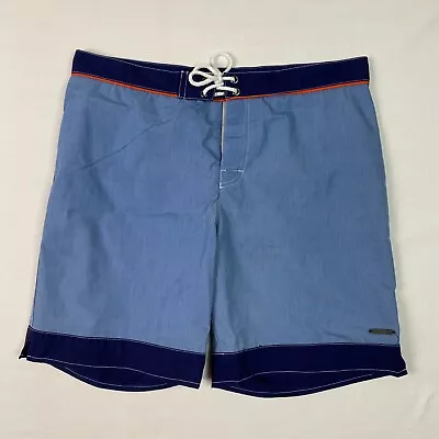 Parke & Ronen Swim Trunks Shorts Mens 32 Blue Lined Paddle Canoe Board 7.5  • $19.95