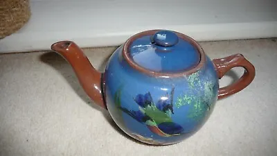 Vintage Torquay Ware Watcombe Longpark Kingfisher Teapot • £14.99