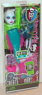 Monster High 2012 Create-A-Monster Add-On Pack Siren NRFB #Y0419 • $64.99