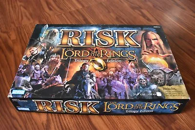 Risk The Lord Of The Rings Trilogy Edition 2003 Board Game 100% Complete • $31.95