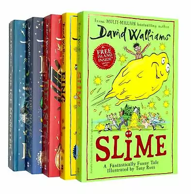 David Walliams Collection 5 Books Set (Fing Slime The Ice Mon | David Walliams • £24.87