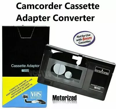 VHS To VHS-C VHSC VHS C Tape Converter Adaptor Play Compact Cassette VCR Player • $59.95