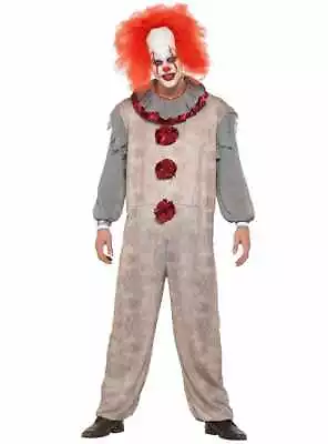 Vintage Horror Movie Clown Men's Halloween Costume Genuine Smiffys - New • $87.99