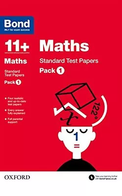 Bond 11+: Maths Standard Test Papers: Pack 1 By Bond 11+ Book The Cheap Fast • £4.99