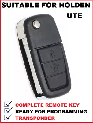 2B-UTE HOLDEN Commodore REMOTE Key Complete Remote Flip Key Omega Berlina VE Car • $49.95