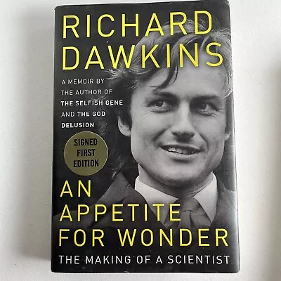 Appetite For Wonder Richard Dawkins Signed • $58.99