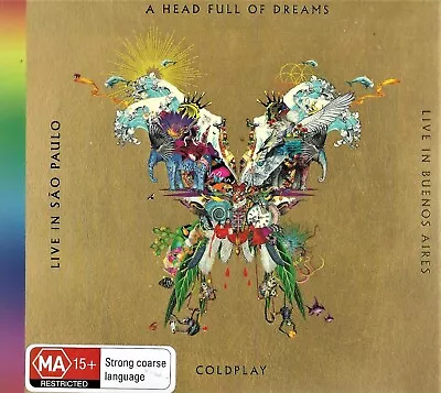 Coldplay Live In Buenos Aires/Live In Sao Paulo/Head Full Of Dreams 2CDs 2DVds • $49.50