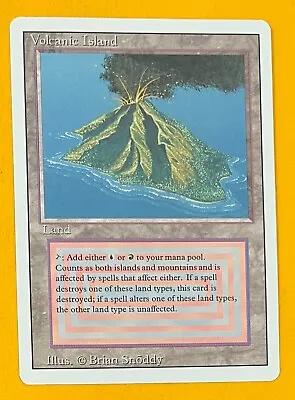 MTG VOLCANIC ISLAND Revised (OldManMTG 007-167) • $745