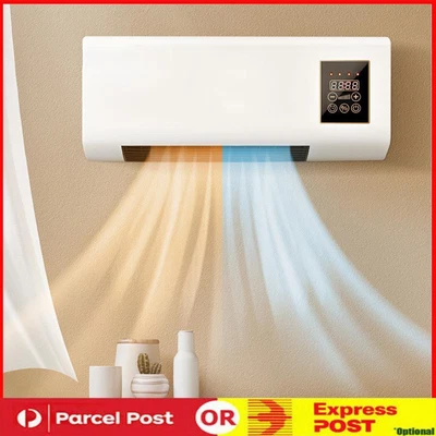 $67.19 • Buy Wall Mounted Heater Air Conditioner Combo 1800W Electric Heater Air Conditioner