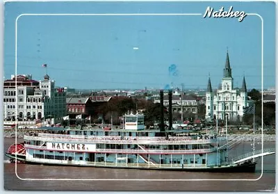 Postcard - Steamboat Natchez • $3.46