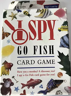 Briarpatch I SPY GO FISH Jumbo Card Game 2008 Vintage Card Game Ages 3+ EUC • $4.50