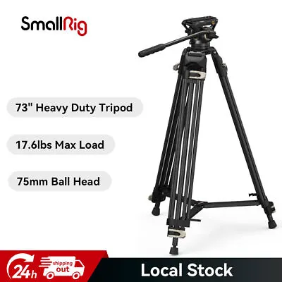 SmallRig AD-01 Heavy-Duty Tripod With Fluid Head Camera Stand Aluminum Alloy3751 • $230