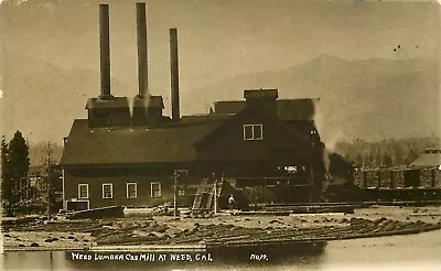 Lumber Mill At Weed California Rppc Siskyou Vintage Postcard (m604) • $24