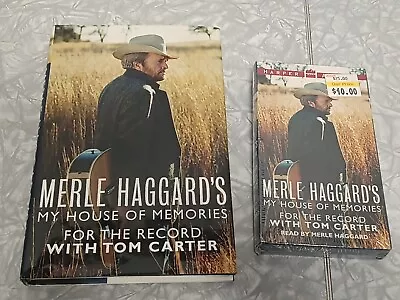 My House Of Memories By Merle Haggard 1999 1st Edition Signed Book+Audiobook  • $250