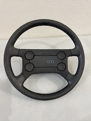 VW Mk1 Rabbit Cabriolet GTI Mk2 Golf Jetta  4 Spoke GTI Horn Pad Steering Wheel • $180