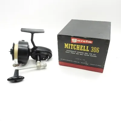 Garcia Mitchell 306 Fishing Reel. W/ Box. Made In France. • $80