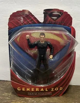 DC Superman Man Of Steel General Zod Movie Masters Mattel 7  Action Figure New • $19.99