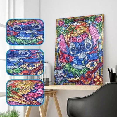 $18.95 • Buy AU Seller 5D Disney Stitch Crystal Diamond Painting Partial Drill Kit 30 X 40 
