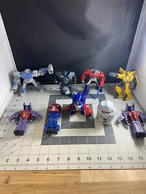 Lot Of 9 2000s McDonald’s Transformers Fast Food Toys Action Figures  • $6.99