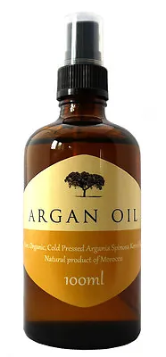£13.99 • Buy ARGAN OIL 100% Cold Pressed Pure Certified Organic Moroccan Argan Oil 100ml 