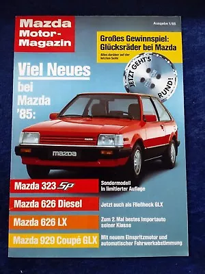 Mazda 323 626 Diesel LX 929 Coupe GLX Special Print 1985 • $8.51