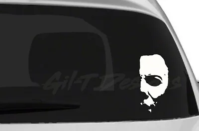 Michael Myers Face #1 Vinyl Decal Sticker Halloween Haddonfield Size List #1 • $2.49