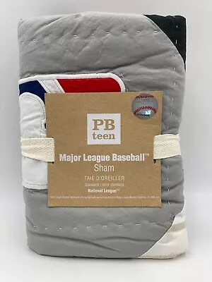 Pottery Barn Teen Major League Baseball Sham Multicolor Standard #H618 • $38.78