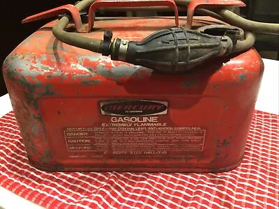 Mercury Marine Gas Can Antique 3 Gallons Missing Cap • $19